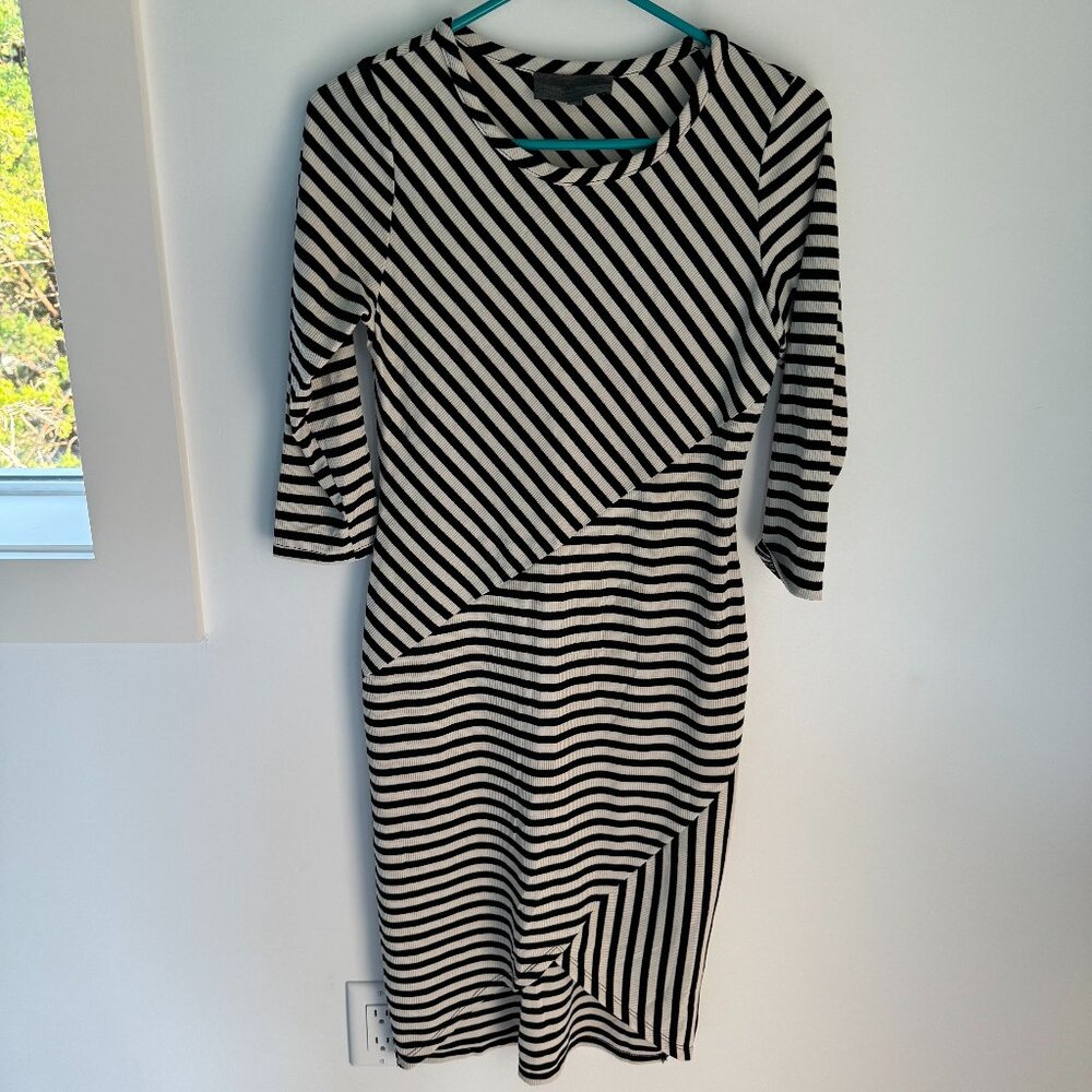 Anthropologie Sunday in Brooklyn Stripe Dress Size Small